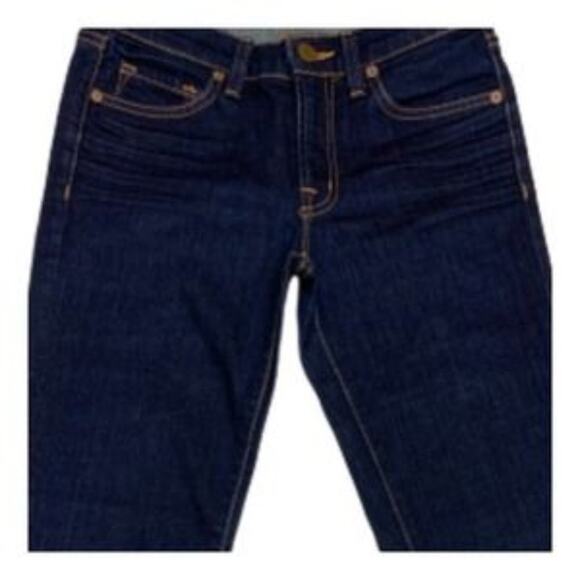 J BRAND Mid-Rise Dark Wash Cigarette Jeans Style 814 Size 25 - Picture 4 of 7